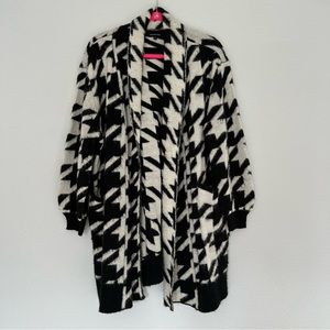 Who What Wear houndstooth cardigan